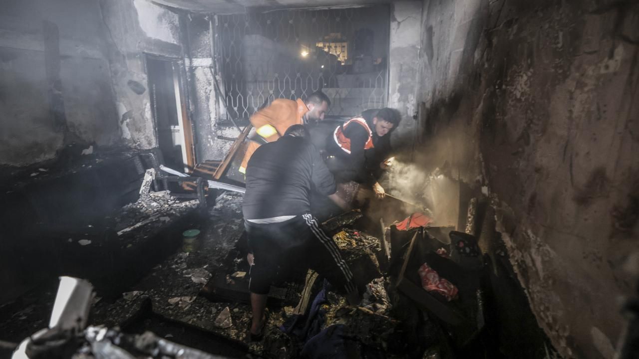 Gazze'de Çıkan Yangının Sebebi Belirlendi
