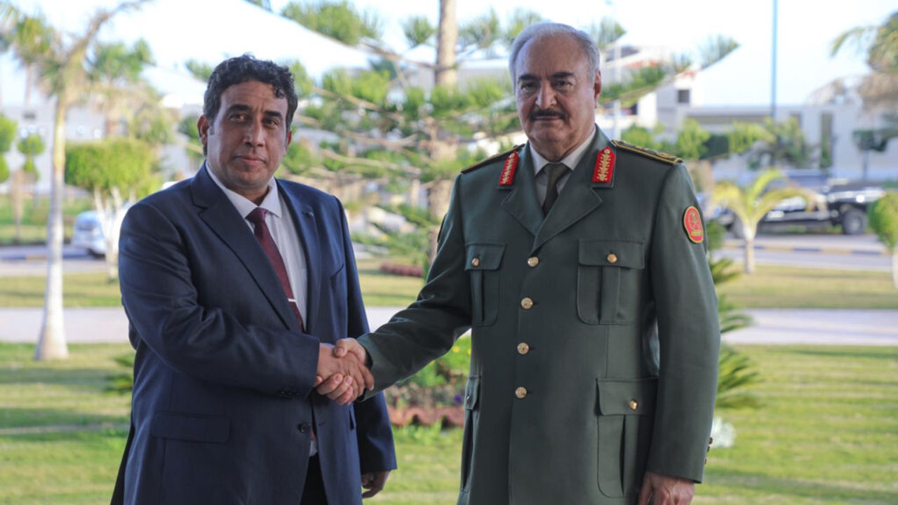 Libya Başkanlık Konseyi Başkanı Hafter ile Görüştü