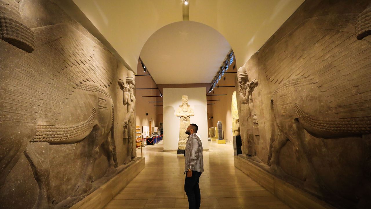 Irak Ulusal Müzesi, ABD işgalinin "acı izlerini" taşıyor