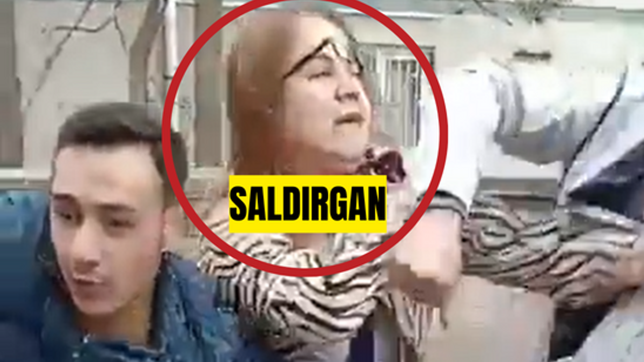 AK Parti karşıtı kadın, başörtülü kadına saldırdı!