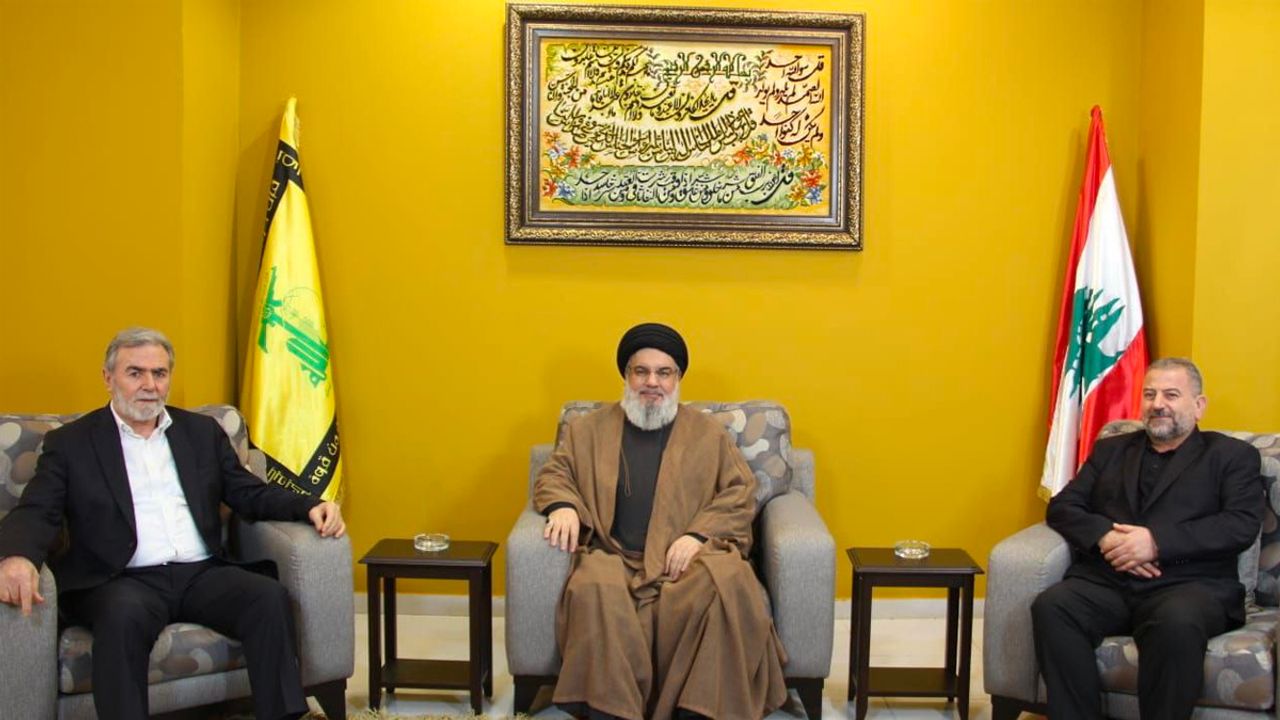 Hizbullah lideri, Hamas ve İslami Cihad yetkilileriyle Filistin'deki gelişmeleri görüştü