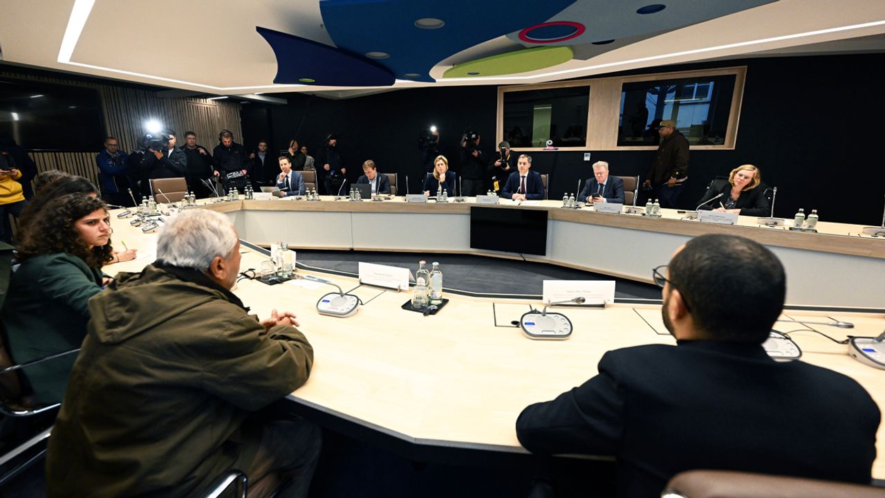 Belçika Başbakanı de Croo Filistin toplumunun temsilcilerini kabul etti