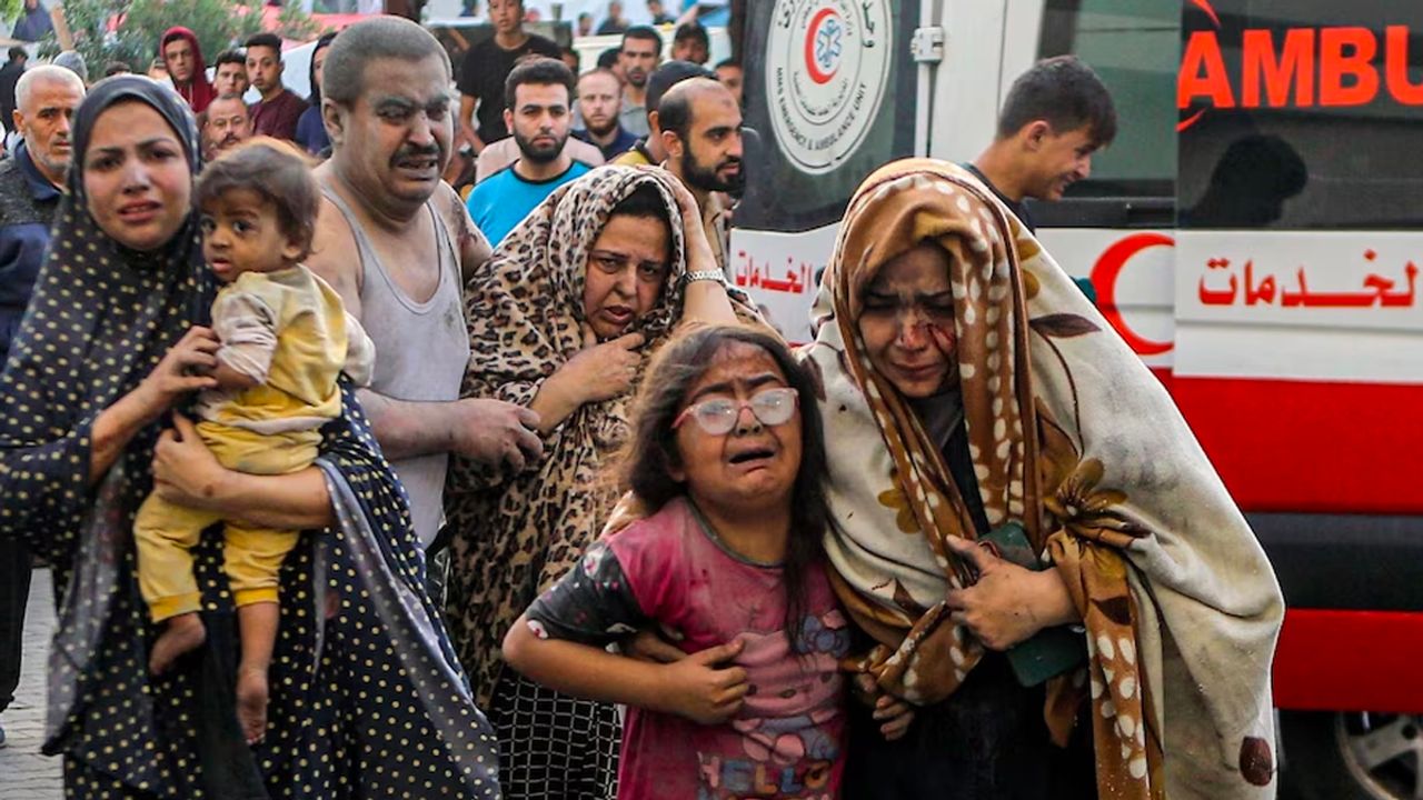 İsrail saldırıları nedeniyle Gazze'deki nüfusun yüzde 70'i yerinden edildi