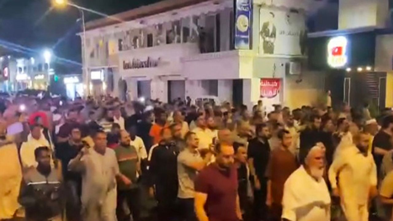 Libya’da İsrail’in saldırıları altındaki Gazze Şeridi’ne “destek gösterileri” düzenlendi