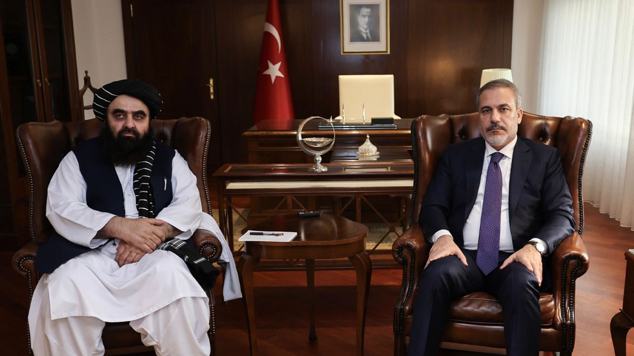 Bakan Fidan, Taliban temsilcisi Muttaki ile görüştü