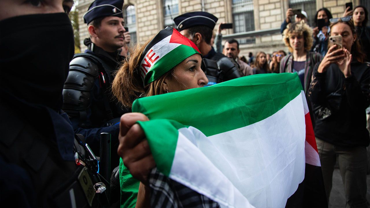 Paris Emniyeti, Filistin'e destek gösterisine izin vermeyecek