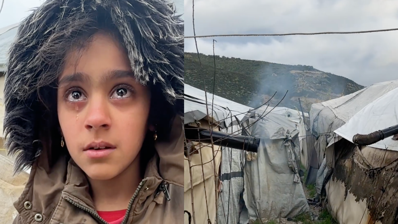 Suriyeli küçük kız: "Çadırda yaşamak mezarla aynı şey"