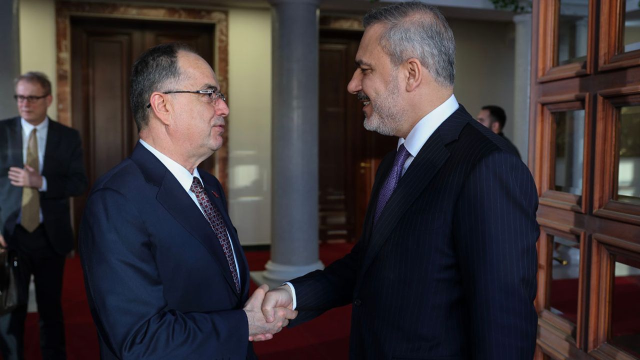 Arnavutluk Cumhurbaşkanı Begay, Fidan ile ikili ilişkileri ve bölgesel gelişmeleri görüştü