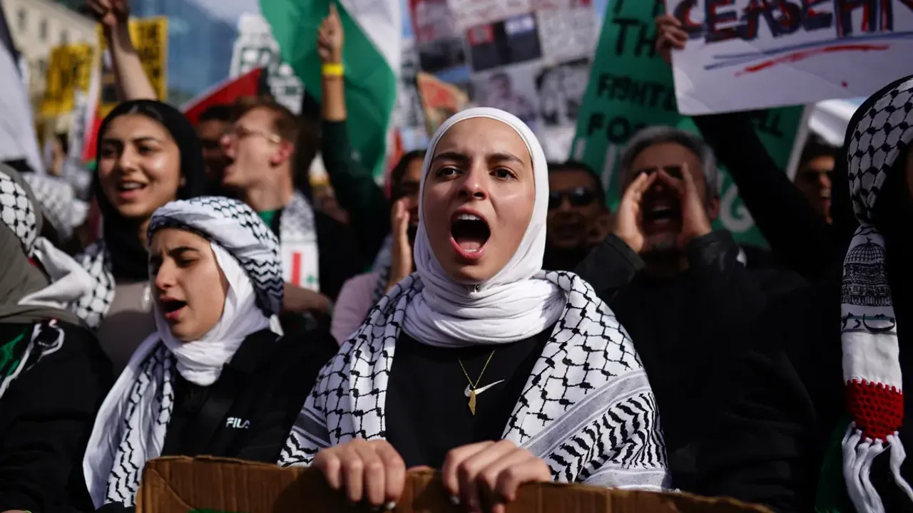 ABD'de gençler İsrail'in Gazze'ye saldırılarından rahatsız