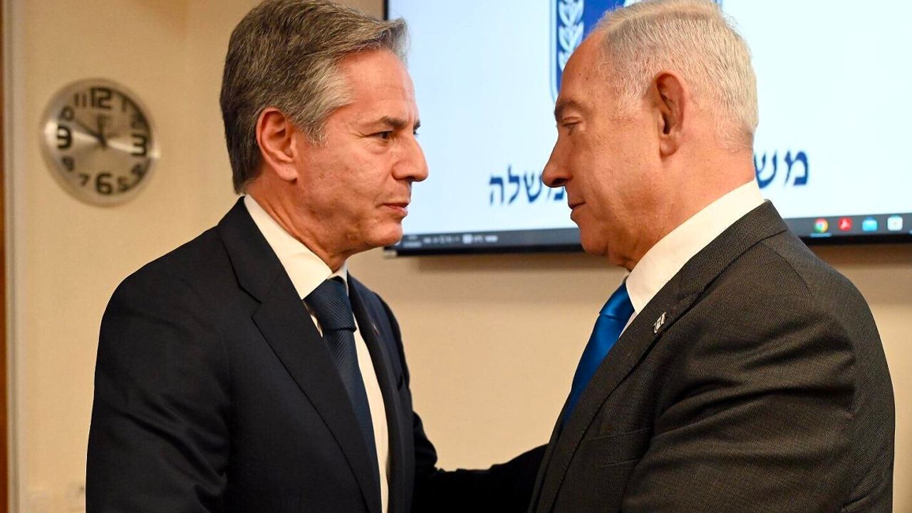 Blinken Refah’a olası kara saldırısıyla ilgili endişesini Netanyahu’ya iletti