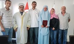 Alman vatandaşı Jennifer, Aydın'da Müslüman oldu