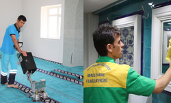 İstanbul'da camilerde Mevlit Kandili için temizlik çalışması yapıldı