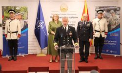 NATO Askeri Komitesi Başkanı Amiral Bauer, Kuzey Makedonya'yı ziyaret etti