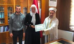 Fransız vatandaşı Cindy Maylene, Trabzon'da Müslüman oldu