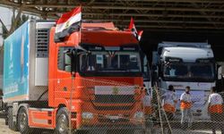 Refah Sınır Kapısı'ndan Gazze'ye giren ilk yardım konvoyu 20 tırdan oluşuyor