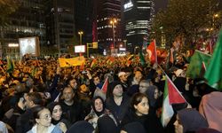 Gazze'deki hastane saldırısı İstanbul'da protesto ediliyor