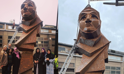 İngiltere'de 'başörtüsü' heykelinin açılışı yapıldı