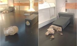 "Tevrat'a aykırı" dedi müzedeki heykelleri kırdı