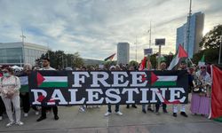 Cenevre'de "Filistin'le dayanışma" mitingi düzenlendi