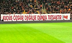 Galatasaray taraftar grubu "ultrAslan"dan Filistin'e destek mesajı