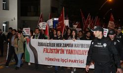 TİP Ankara'da Filistin'e destek yürüyüşü düzenledi