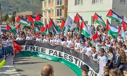 Karadağ'da Filistin halkına destek gösterileri düzenlendi