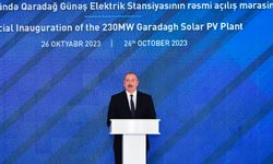 Azerbaycan Cumhurbaşkanı Aliyev: "10 gigavata kadar yenilenebilir enerji üretmeyi planlıyoruz"