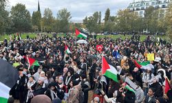 Almanya’da Filistin’e destek gösterisi düzenlendi