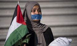 Washington'da Filistin için sessiz gösteri düzenlendi