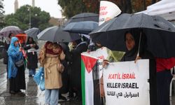 İstanbul'da Filistin'e destek için başlatılan oturma eylemi 13. gününde