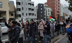 Tokyo'da "Filistin'e özgürlük" gösterisi düzenlendi