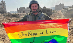 İşgal ordusu, Gazze'de LGBT bayrağı açtı!