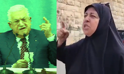 Filistinli kadın, İsrail işbirlikçisi Mahmud Abbas'a seslendi: "Hepiniz bizi sattınız!"