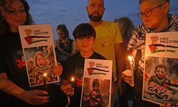 Lübnanlı çocuklar ve anneleri, İsrail’in Gazze’de çocukları öldürmesini protesto etti