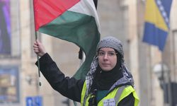 Bosna Hersek'te İsrail'in Gazze'deki saldırıları protesto edildi