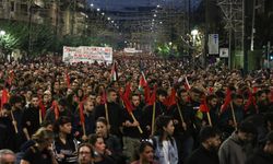 Yunanistan'da 17 Kasım öğrenci ayaklanmasının yıl dönümünde Filistin'e destek mesajı