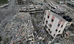 İsrail saldırılarında yıkılan Gazze kentindeki Zehra bölgesi