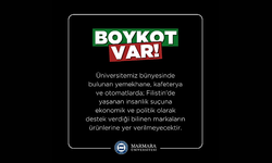 Marmara Üniversitesinden İsrail'e destek veren markalara boykot