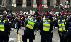 Avustralya'da İsrail merkezli gemicilik firması protesto edildi