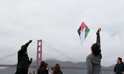 Filistin'e destek için uçurtma etkinliği düzenlendi