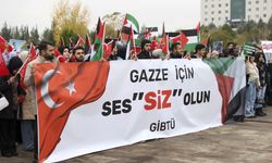 İsrail'in Gazze'ye yönelik saldırılarına "sessiz protesto"