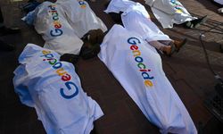 Filistin yanlısı göstericiler Google'ı protesto etti
