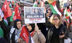 Trabzon'da "Teröre Lanet, Filistin'e Özgürlük Yürüyüşü"