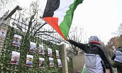 İsrail'in ABD Büyükelçiliği önünde Filistin gösterisi
