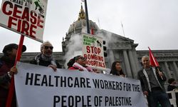 San Francisco'da Filistin'e destek gösterisi düzenlendi