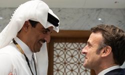 Katar Emiri, Macron ile "Gazze'de insani ara ve kalıcı ateşkes çabalarını" görüştü