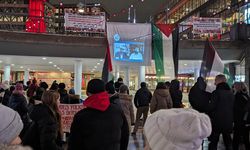 İsveç'te Filistin'de öldürülen gazeteciler için gösteri düzenlendi