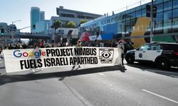 İsrail'e destek verdiği gerekçesiyle Google'ın "Nimbus Projesi" protesto edildi