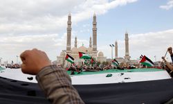 Yemen'de, İsrail saldırıları altındaki Gazze'ye destek gösterileri düzenlendi