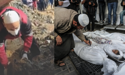 Gazze'de bir okulda elleri ve gözleri bağlı şekilde cansız bedenler bulundu!